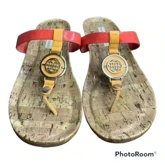 Dana Buchman Shoes - Dana Buchman Erica Mango Cork Sandal - Size 8.